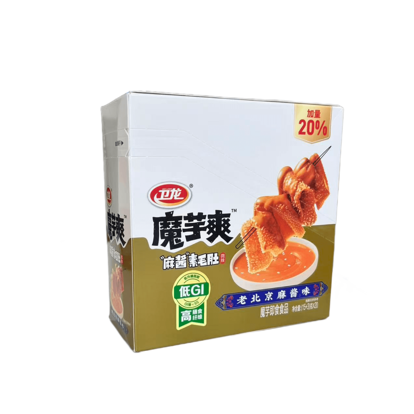 卫龙魔芋爽  麻酱味 （加量装）360g