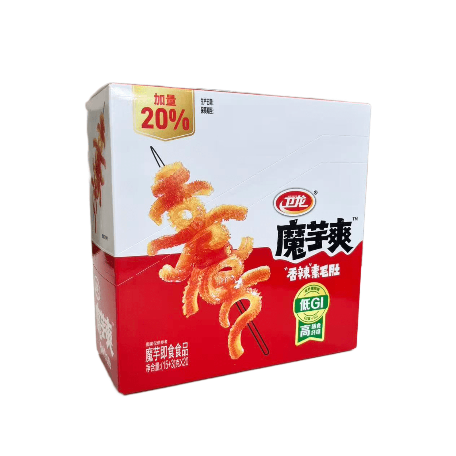 卫龙魔芋爽  香辣味 （加量装）360g
