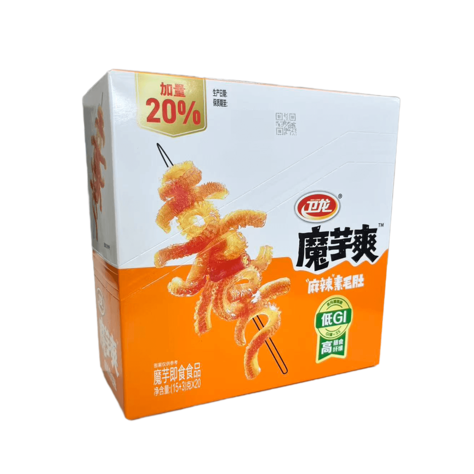 卫龙魔芋爽  麻辣味 （加量装）360g