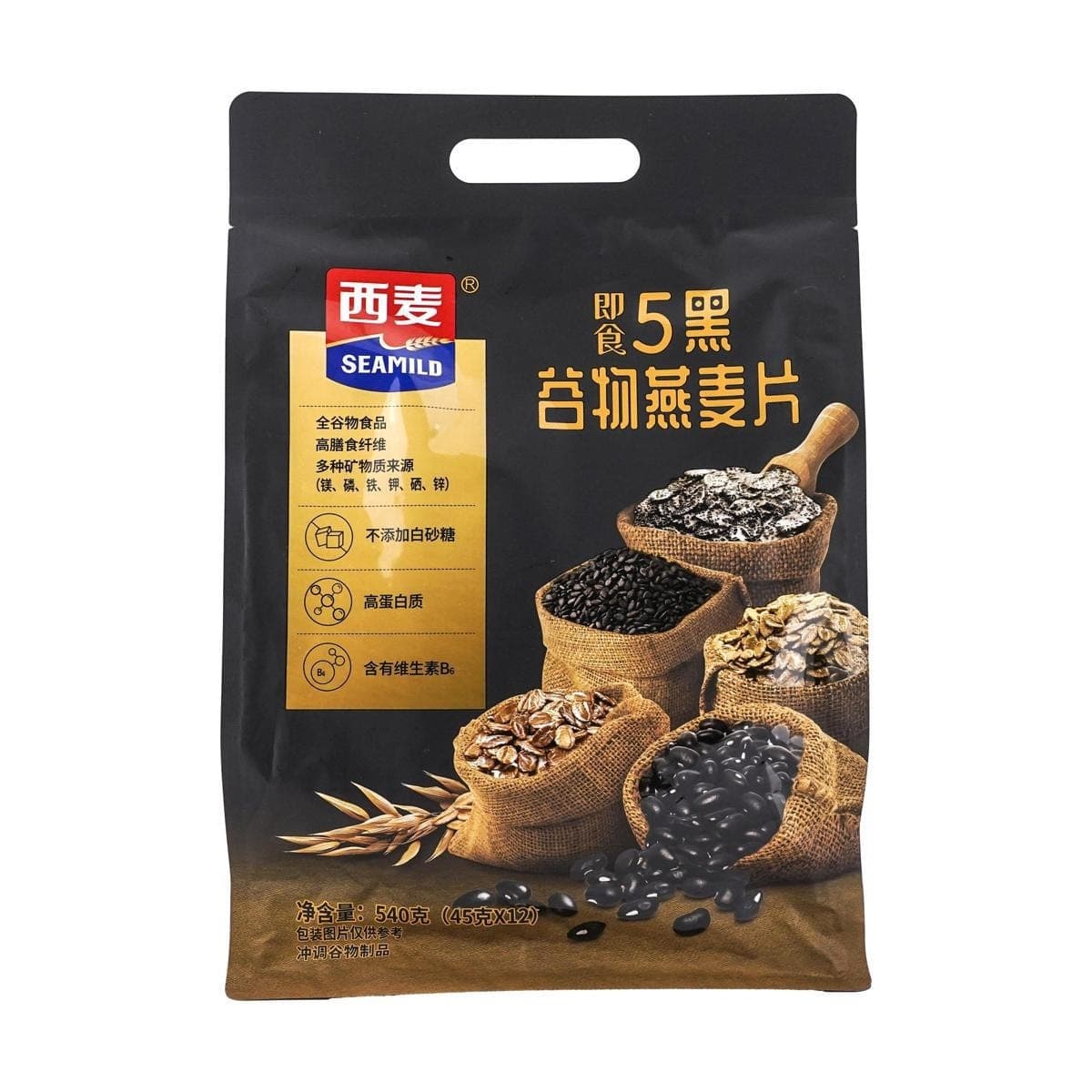 西麦  5黑谷物燕麦片