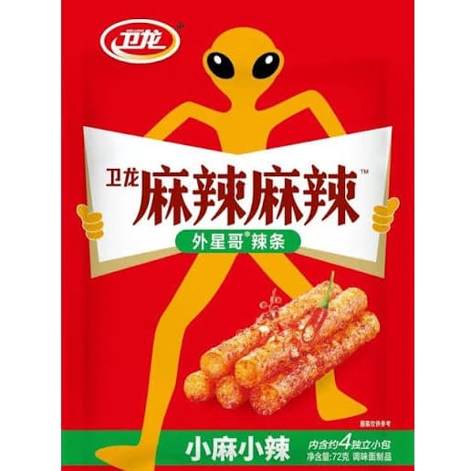 Weilong Waixingge Latiao Wheat Snacks (Xiao Ma Xiao La)