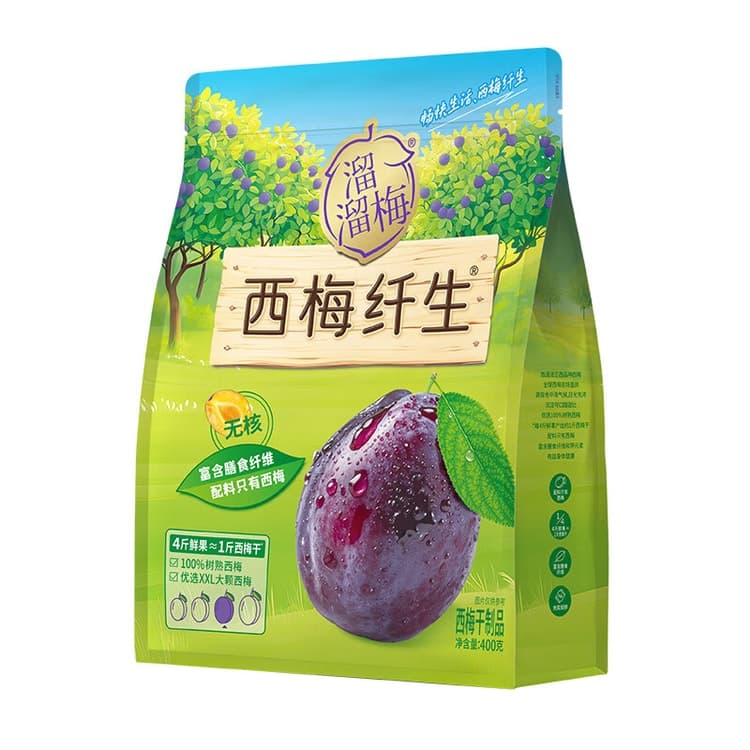 溜溜梅 西梅繊生 大粒プルーン種抜き 400g