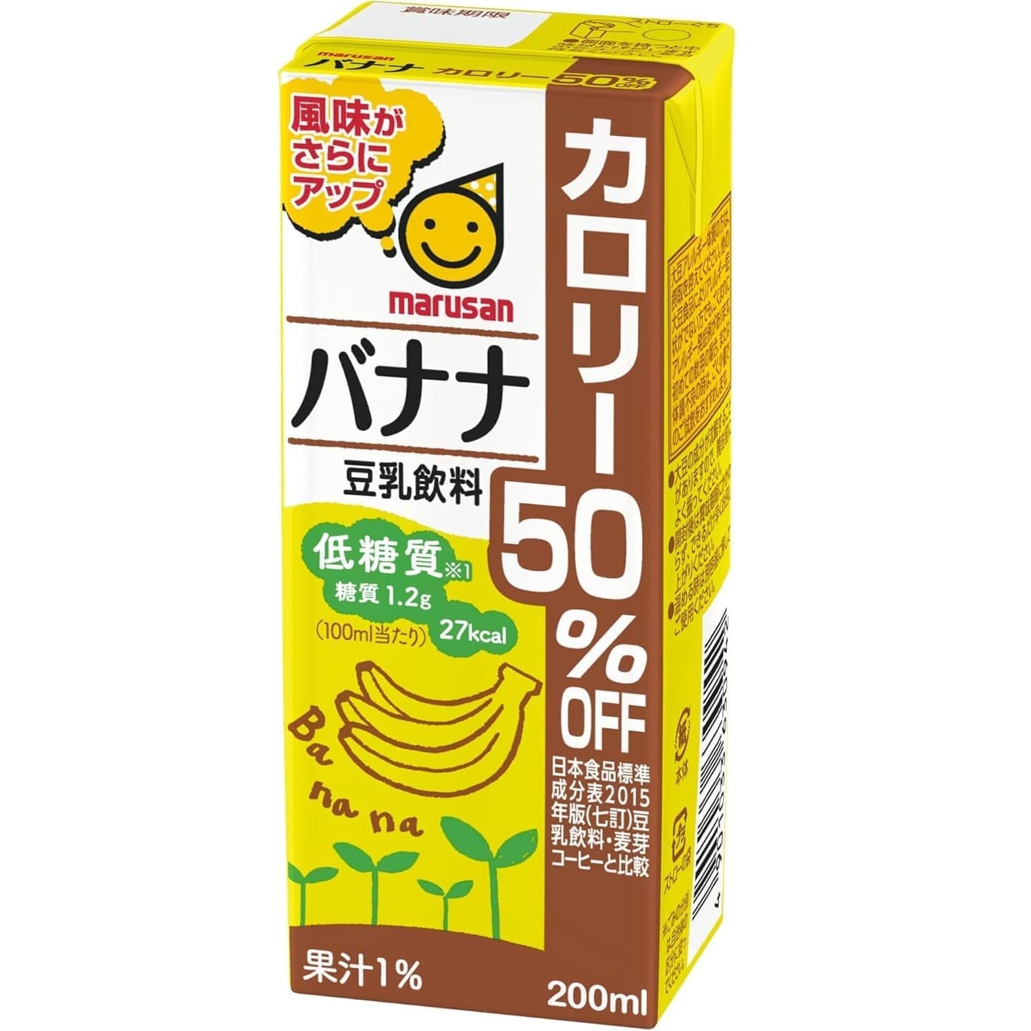 マルサンアイ 豆乳飲料 バナナ カロリー50%