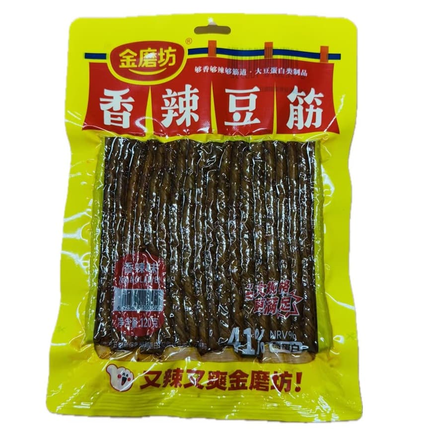 金磨坊 香辣豆筋（旨辛大豆スナック）120g