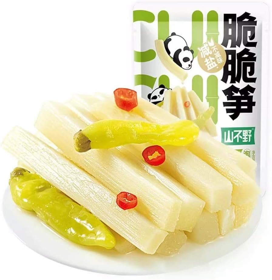 Shanbuye Crunchy Bamboo Shoots (Pickled Chili Flavor) 280g